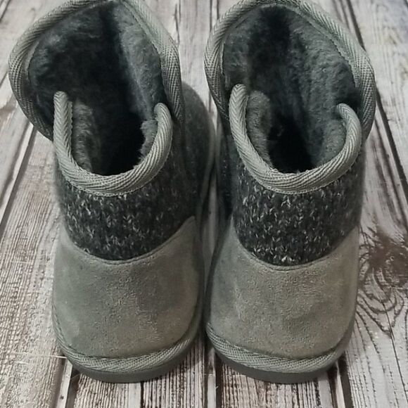 Falls Creek Knit Pull On Winter Boots Womens Size 8 - Picture 5 of 7